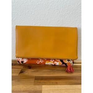 Rachel Pally Floral Orange‎ Yellow Clutch